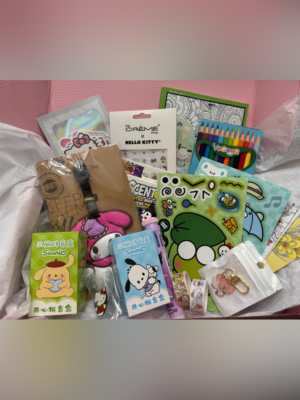 Sanrio Kids Gift Set- NEW stationary, pens, stickers & more!